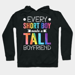 Every Short Boy Needs Tall Boyfriend Lgbt Valentines Day Hoodie